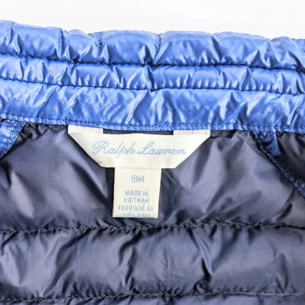 The Ralph Lauren Polo Baby Boy Packable Puffer Jacket with Storage Pouch